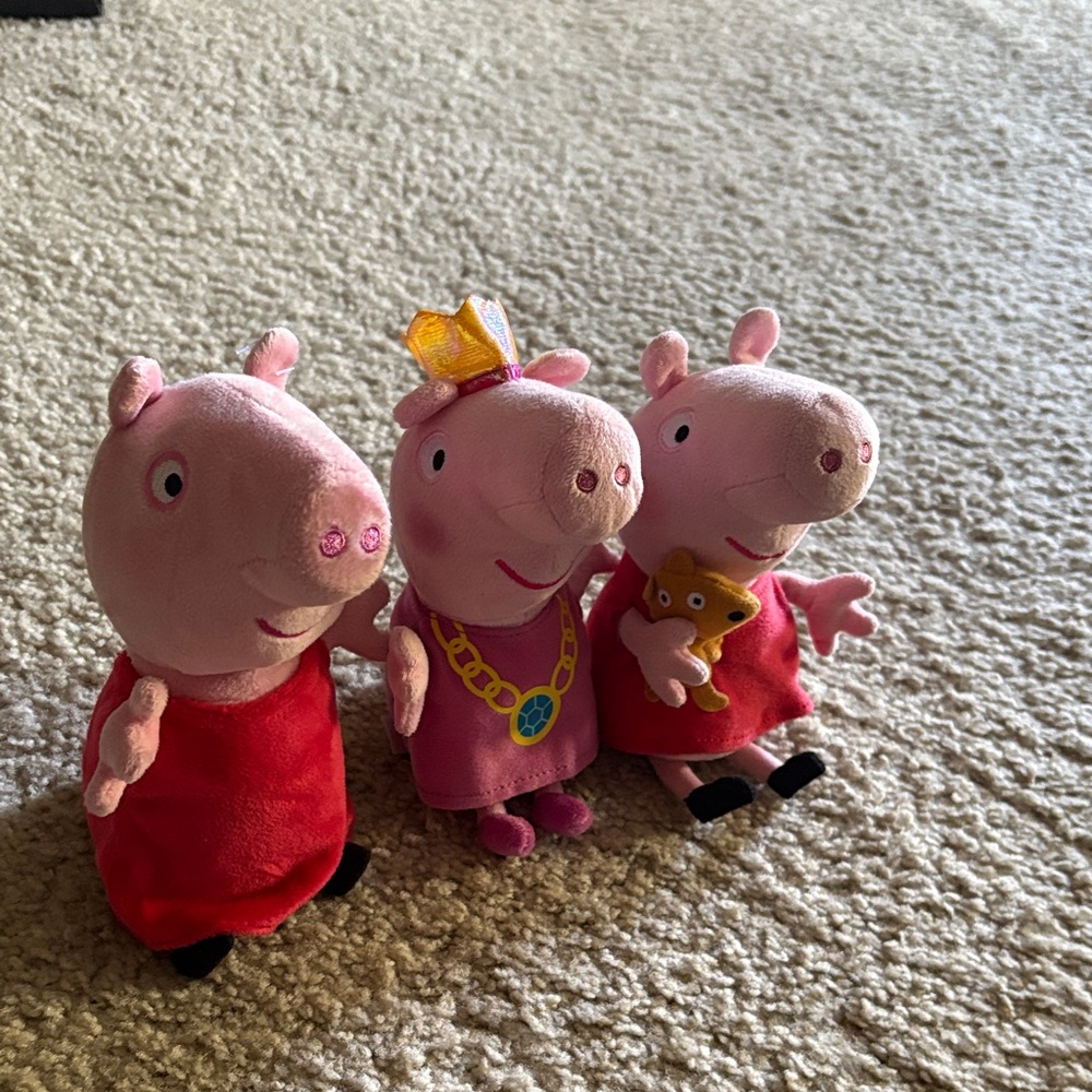 Peppa Pig Plush Toy Set